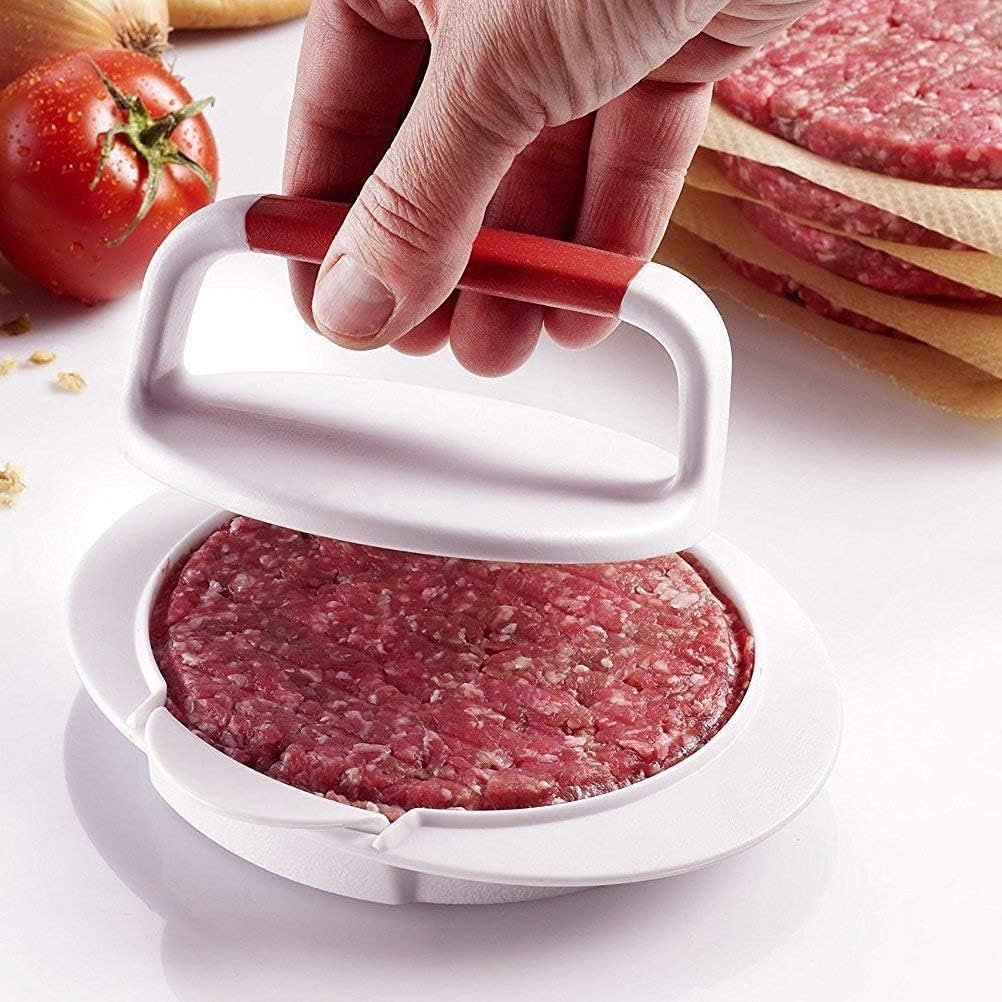1 Pcs Plastic Burger Press Non Stick Burger Press, 4.5in Hamburger Press Patty Maker Round Burger Press Patty Maker, Kitchen Gadgets To Make Patty For Stuffed Slider BBQ Barbecue Grilling